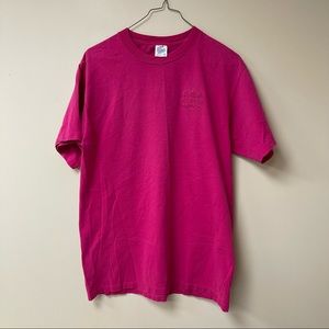 Vintage Golden Nugget Pink Size L Single Stitch T-Shirt